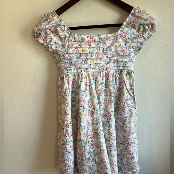 Hello Franki by Francesca’s floral kids sundress youth size small - Picture 3 of 6